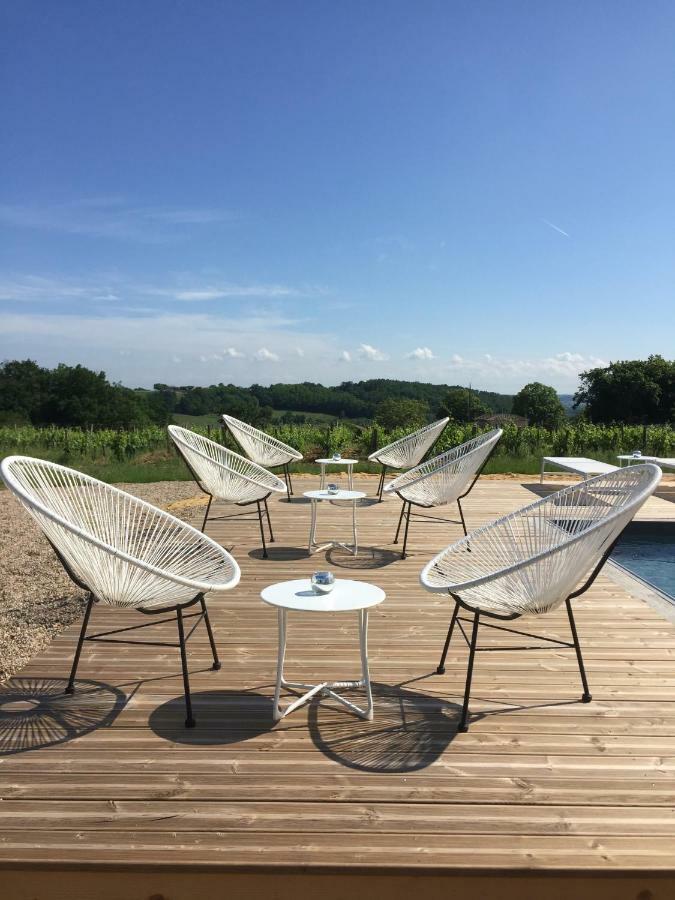 Chez Henri Bed & Breakfast Belves-de-Castillon Bagian luar foto